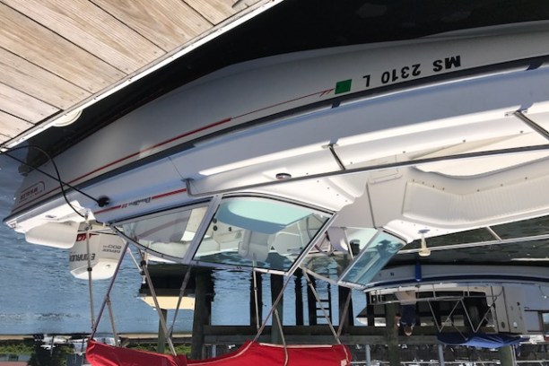 A boat next to a doc